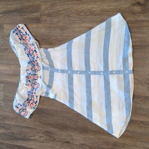 Sugar+Lips Women's Embroidered Off Shoulder Mini Dress (Small)